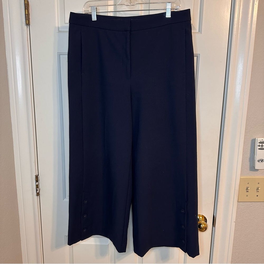 Ann Taylor Navy Wide Leg Pants
